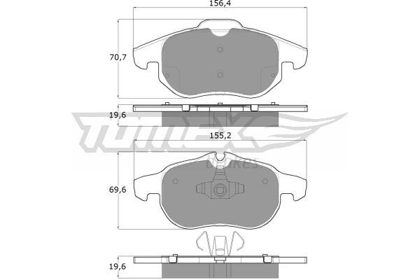 Klocki hamulcowe TOMEX BRAKES TX 13-04