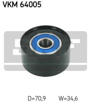 Rolka prowadząca paska osprzętu SKF VKM 64005