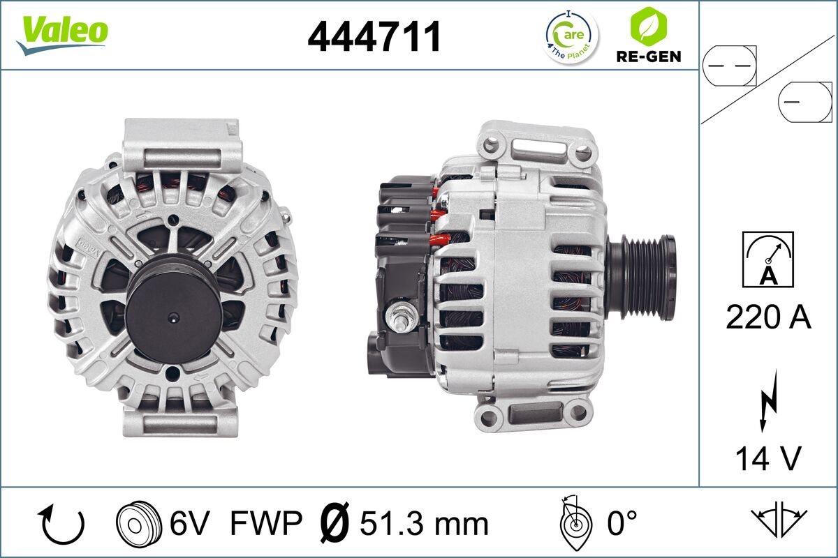 Alternator VALEO 444711