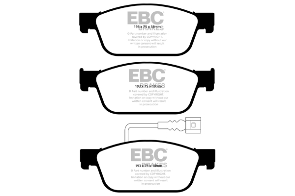 Klocki hamulcowe EBC BRAKES DP42096R