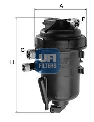 Filtr paliwa UFI 55.144.00