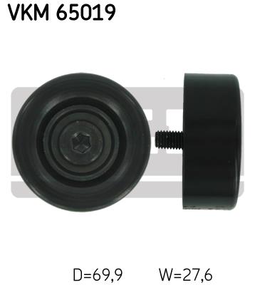 Rolka prowadząca paska osprzętu SKF VKM 65019