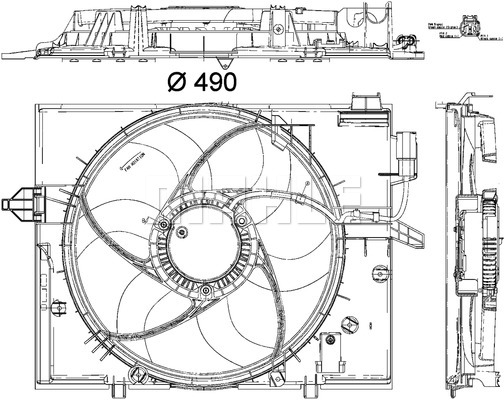 Wentylator MAHLE CFF 190 000P