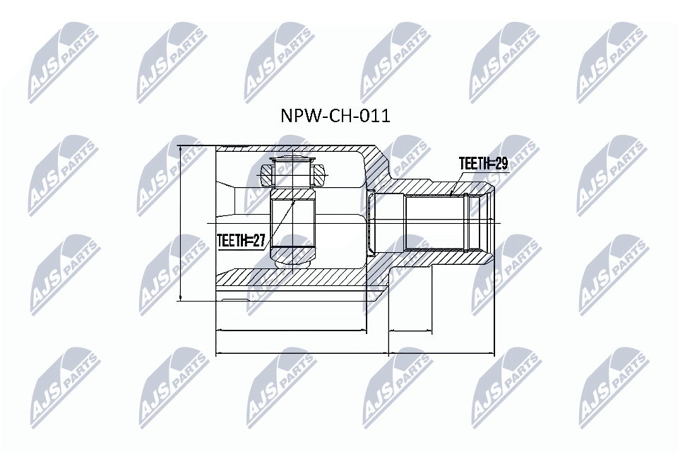 Filtr sadzy / filtr cząstek stałych, układ wydechowy NTY DPF-FR-005