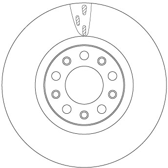 Tarcza hamulcowa TRW DF6590S