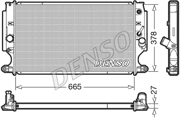 Chłodnica DENSO DRM50088