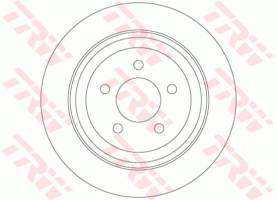 Tarcza hamulcowa TRW DF6341