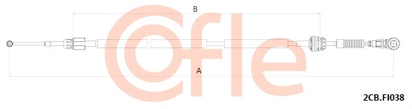 Linka dźwigni zmiany biegów COFLE 2CB.FI038