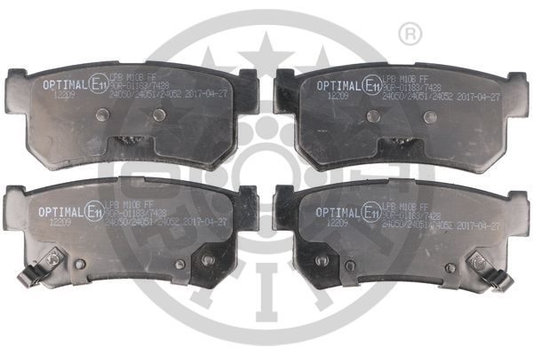 Klocki hamulcowe OPTIMAL BP-12209