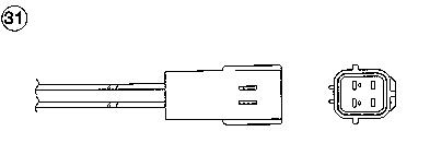 Sonda lambda NGK 95256