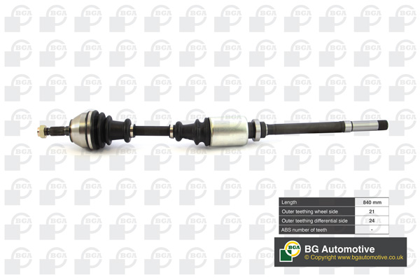 Półoś napędowa BGA DS6701R