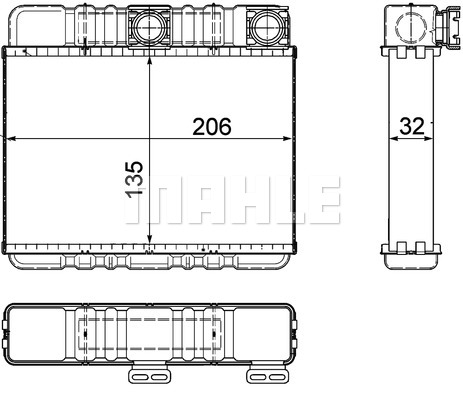 Nagrzewnica MAHLE AH 87 000P