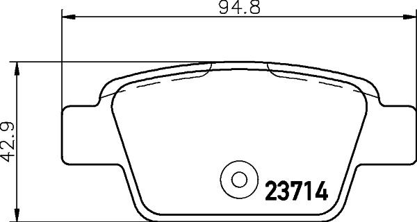 Klocki hamulcowe HELLA 8DB 355 018-851