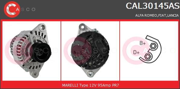 Alternator CASCO CAL30145AS