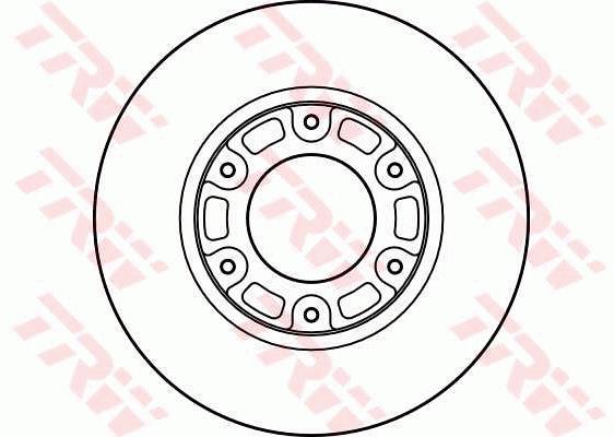 Tarcza hamulcowa TRW DF4116