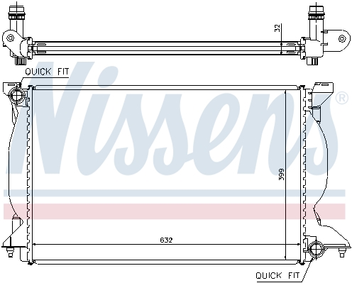 Chłodnica NISSENS 60302A