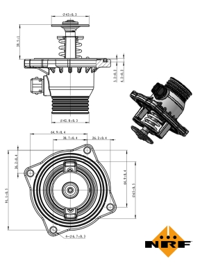 Termostat NRF 725005
