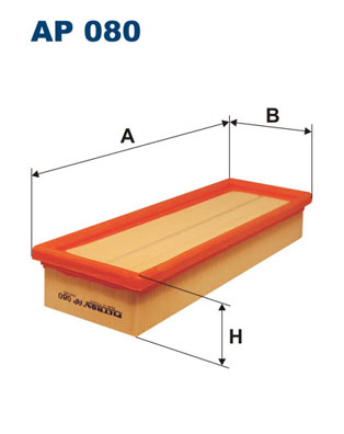 Filtr powietrza FILTRON AP080