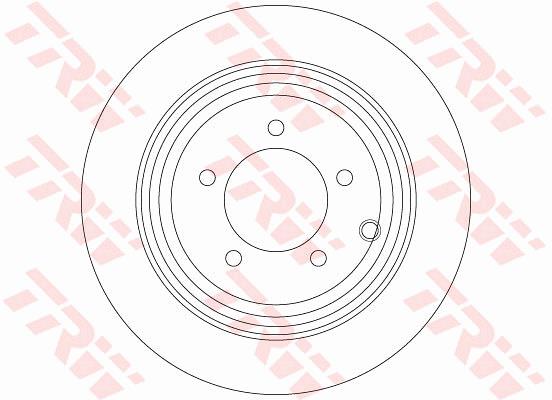 Tarcza hamulcowa TRW DF6326