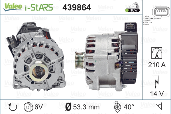 Alternator VALEO 439864