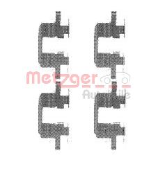 Zestaw akcesoriów montażowych  klocków hamulcowych METZGER 109-1711