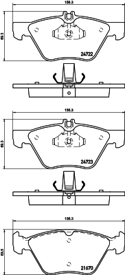 Klocki hamulcowe HELLA PAGID 8DB 355 014-291