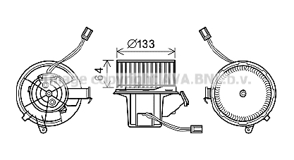 Silnik elektryczny dmuchawy AVA QUALITY COOLING MS8628
