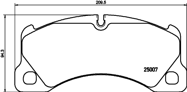 Klocki hamulcowe HELLA 8DB 355 015-801