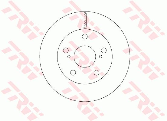 Tarcza hamulcowa TRW DF6782S