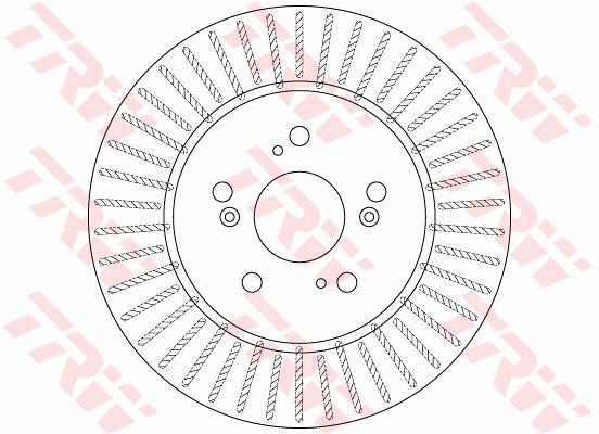 Tarcza hamulcowa TRW DF6180S