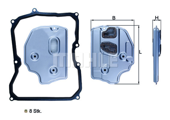 Filtr automatycznej skrzyni biegów KNECHT HX 150KIT