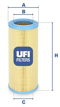 Filtr powietrza UFI 27.367.00