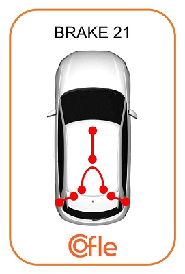 Cięgło, hamulec postojowy COFLE 92.1.FD014