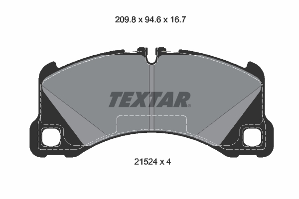 Klocki hamulcowe TEXTAR 2152401