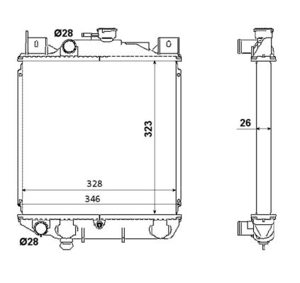 Chłodnica NRF 53881