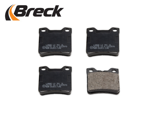 Klocki hamulcowe BRECK 21278 10 701 00