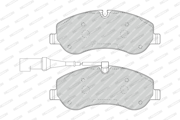 Klocki hamulcowe FERODO FVR4909