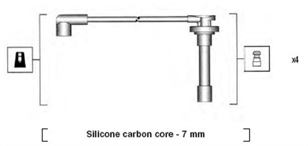 Przewody zapłonowe MAGNETI MARELLI 941255060816