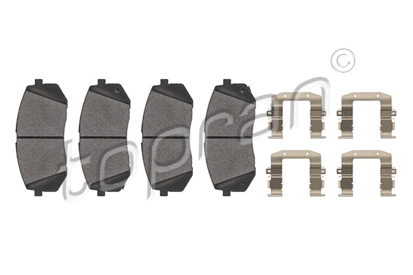 Klocki hamulcowe TOPRAN 821 164