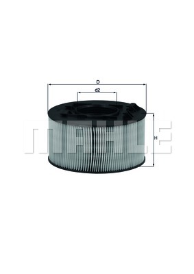 Filtr powietrza MAHLE LX 759