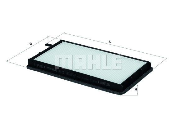 Filtr kabinowy KNECHT LA 80
