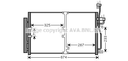 Skraplacz klimatyzacji AVA QUALITY COOLING OL5425D