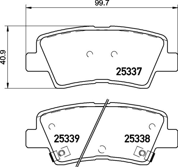 Klocki hamulcowe BREMBO P 30 094