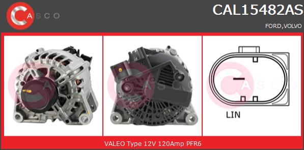 Alternator CASCO CAL15482AS