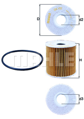 Filtr oleju KNECHT OX 192D