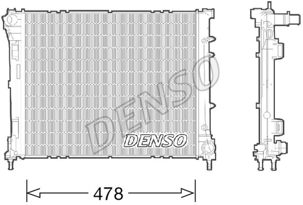 Chłodnica DENSO DRM09043