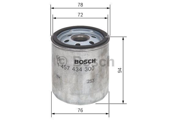 Filtr paliwa BOSCH 1 457 434 300