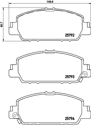 Klocki hamulcowe HELLA 8DB 355 021-471