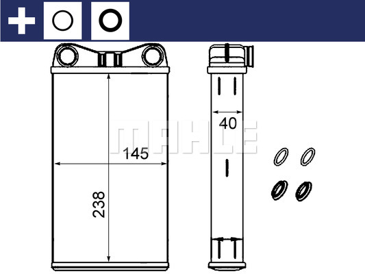 Nagrzewnica MAHLE AH 239 000S