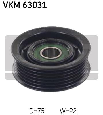 Rolka prowadząca paska osprzętu SKF VKM 63031